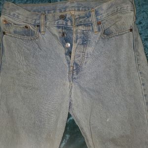 Levi's Wedgie Straight Distressed Jeans